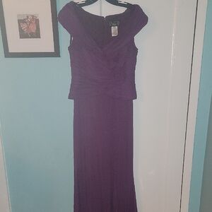 Cache Maroon Maxi Dress